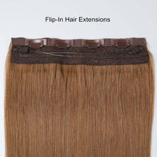 Load image into Gallery viewer, #1B/4 Ombre Color Halo Hair Extensions 
