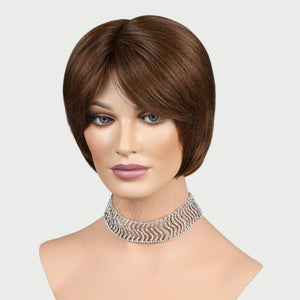 Jenae 100% Human Hair Pixie Monofilament Wigs H4/6