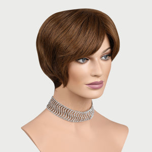 Monique 100% Human Hair Pixie Monofilament Wigs #6