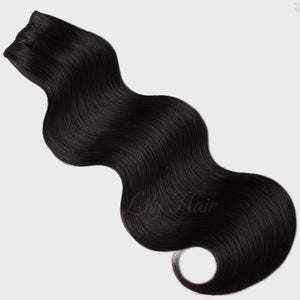 Unprocessed Natural Color Clip-in hair Extensions-11pc.