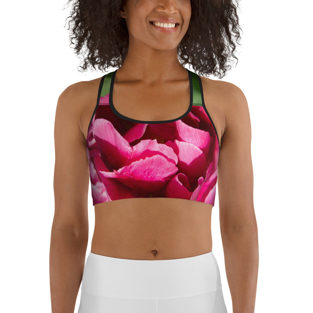 Flower Power Sports Bra Floral - SheWarrior