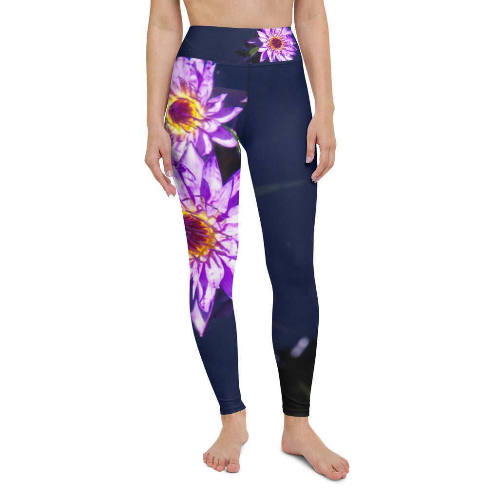 Papillion in Lilac Yoga Leggings — Cotton & Quill