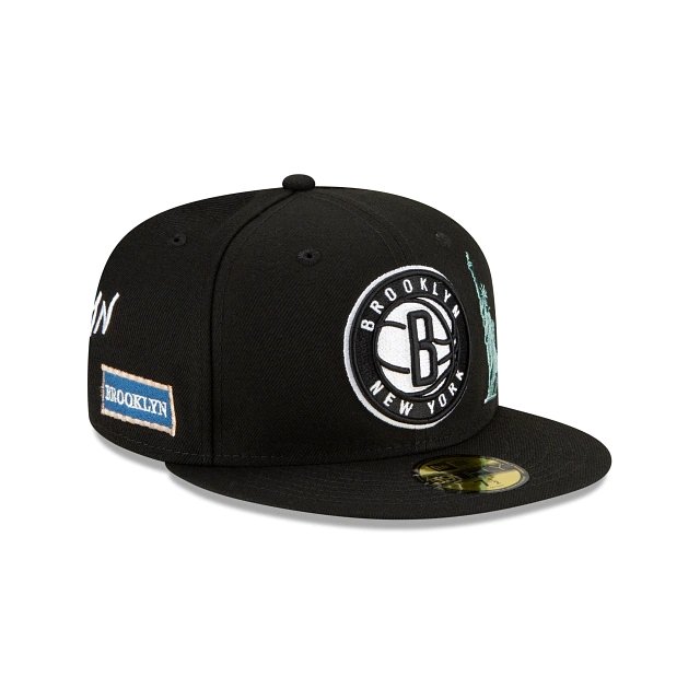 59fifty local brooklyn nets fitted hat