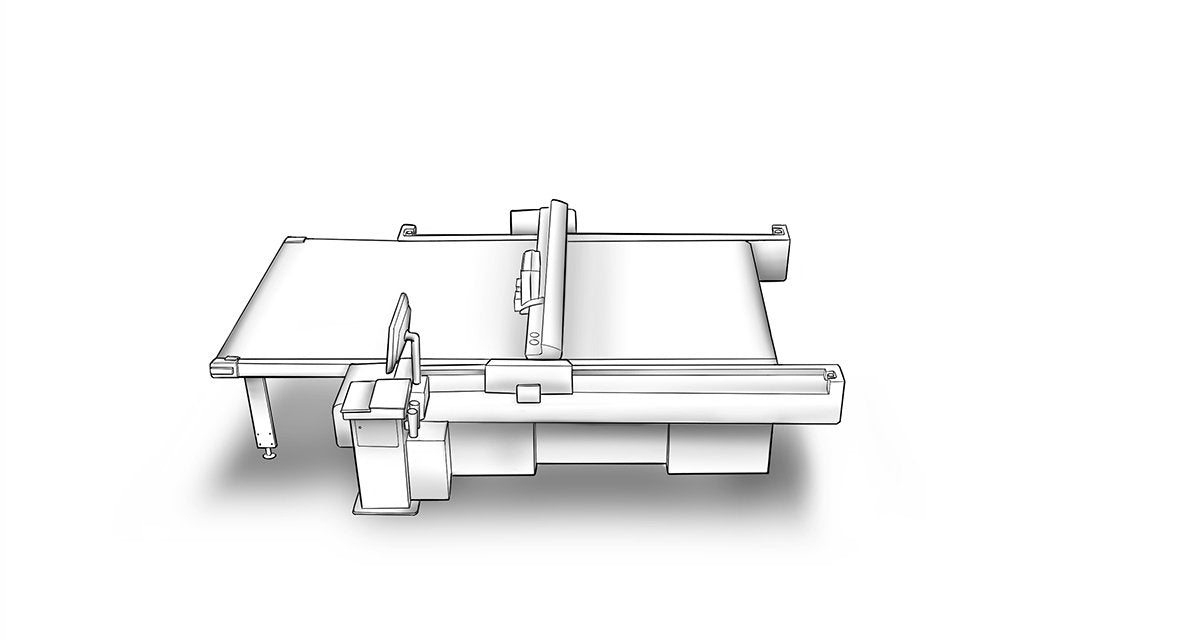 G3 3XL-1600 - Standard - Conveyor Belt - With half front conveyor belt extension