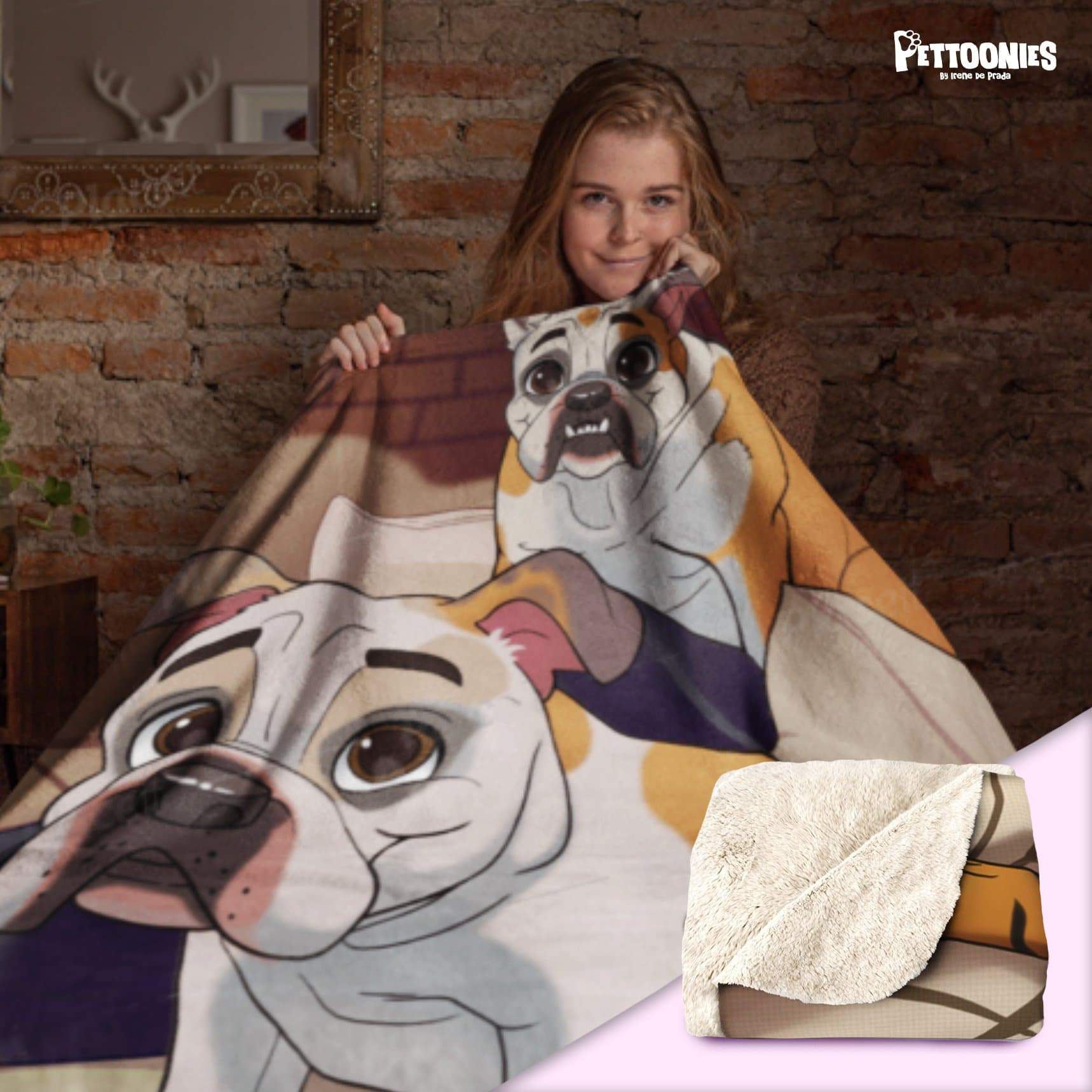 Pettoonies Sherpa Fleece Blanket – PetToonies