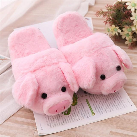 pig slippers for adults