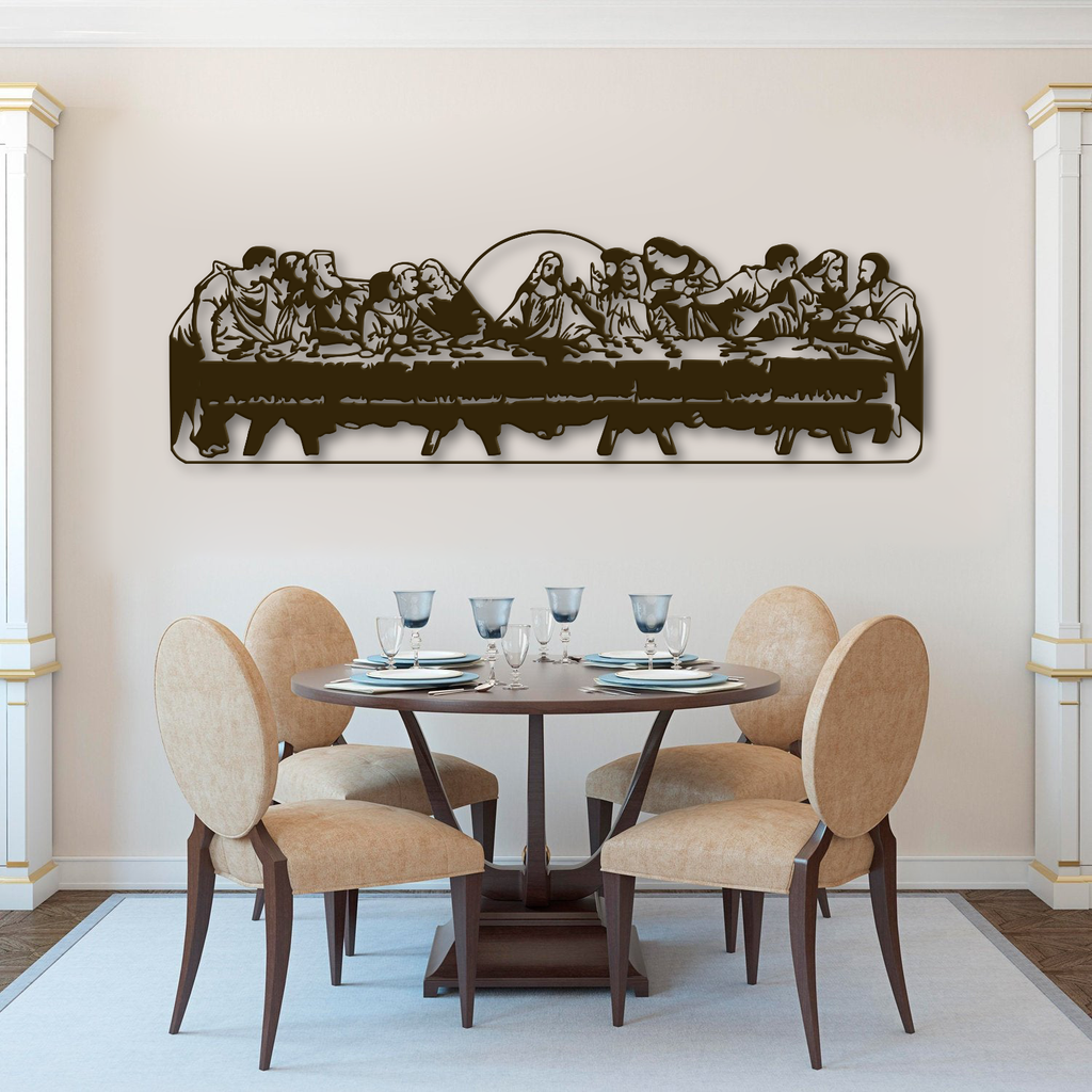 The Last Supper Metal Wall Art Outbox Sarl
