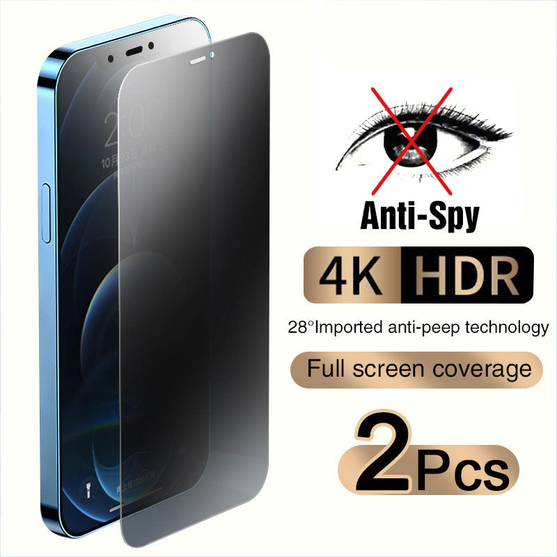 Full Cover Anti-Spy Screen Protector For iPhone no - Case Monkey product image