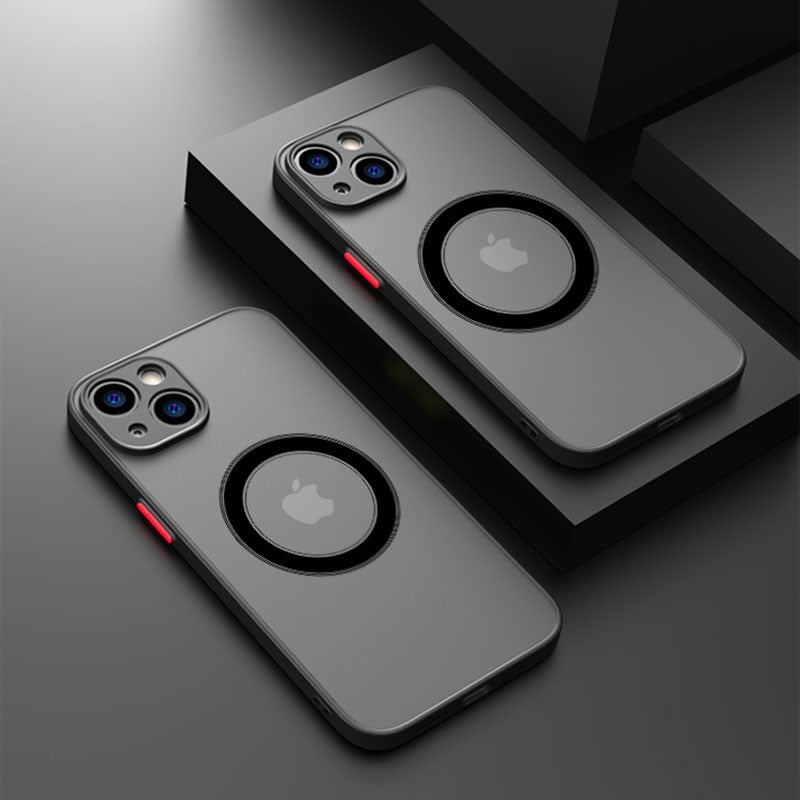 Shockproof Matte Magsafe Apple iPhone Case - Case Monkey product image