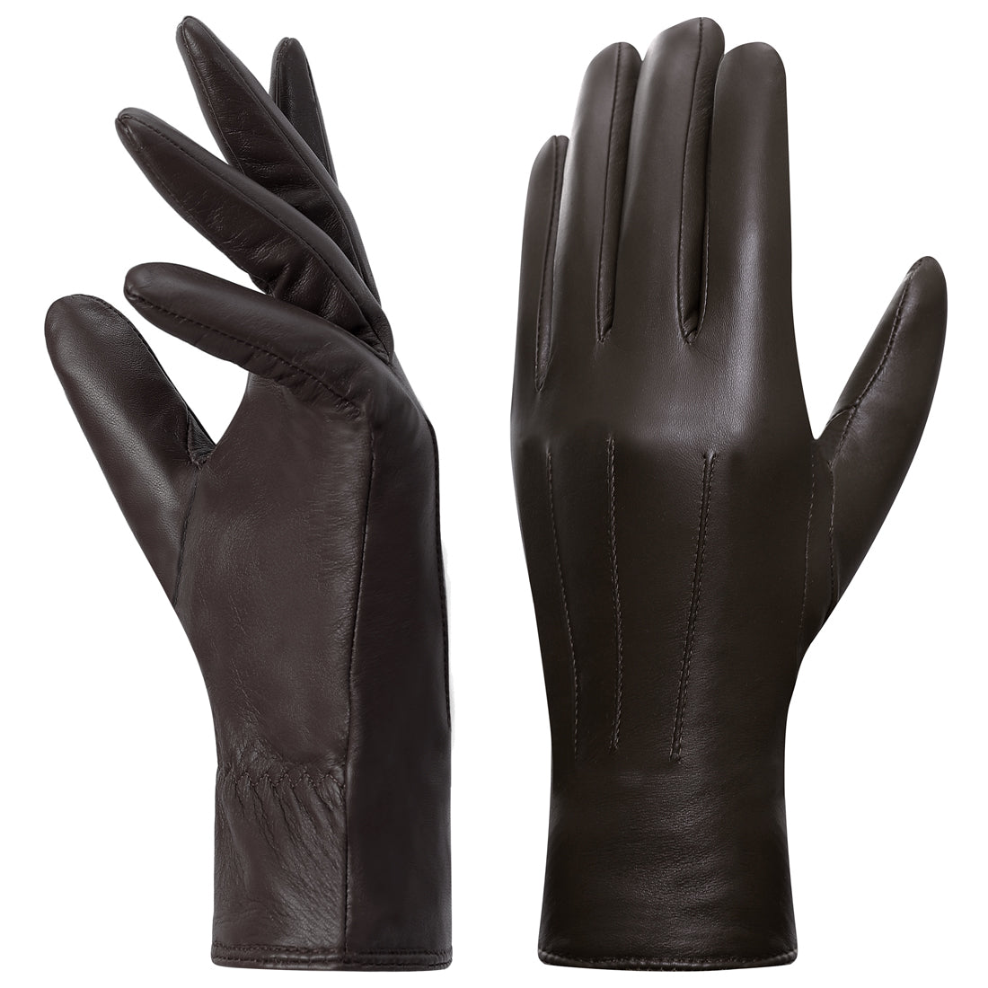 Leather Gloves (Plain) — Cashmere Pashmina Group