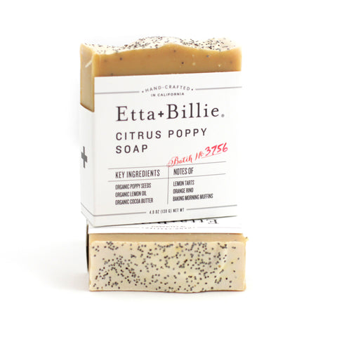 add handcrafted soap to a California custom gift - Etta + Billie Soap, made in Ventura CA