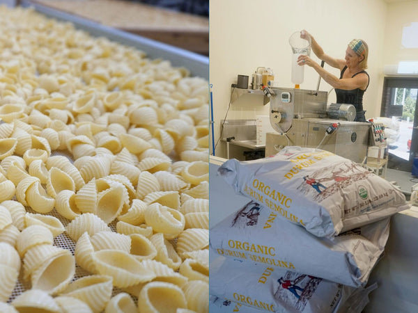 Leah Ferrazzani making pasta
