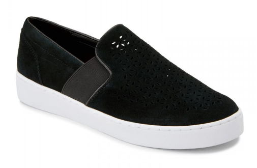 vionic black slip on sneakers