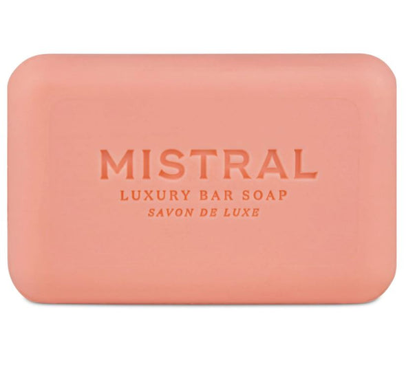 Mistral Classic French-Milled Bar Soap 7oz 200g - Peach Bellini