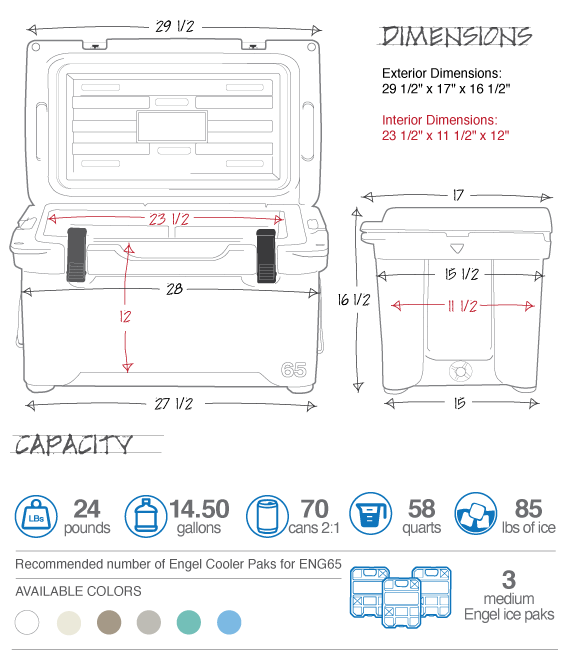 Engel 65 Specifications