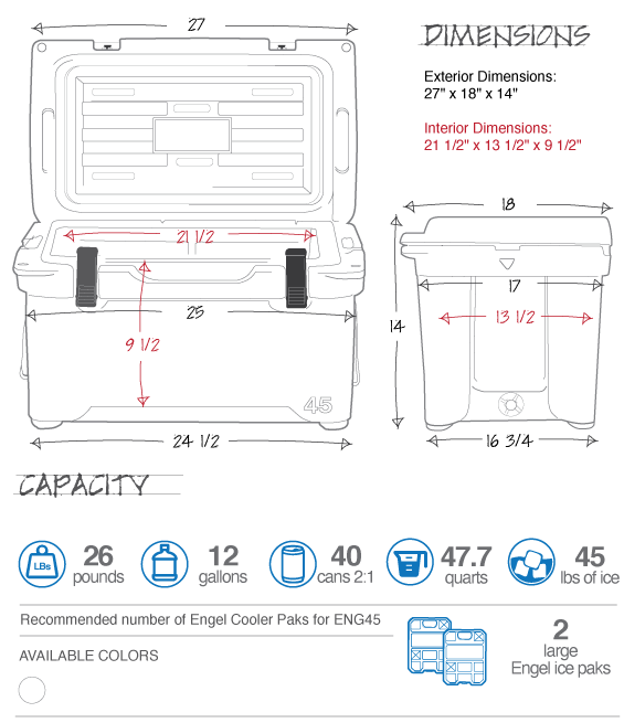 Engel 45 Specifications