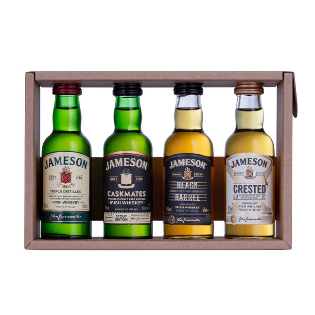 Jameson Irish Whiskey Original Blended and Triple Distilled, 1L & Black  Barrel Blended Irish Whiskey with Gift Box, 700ml : : Grocery