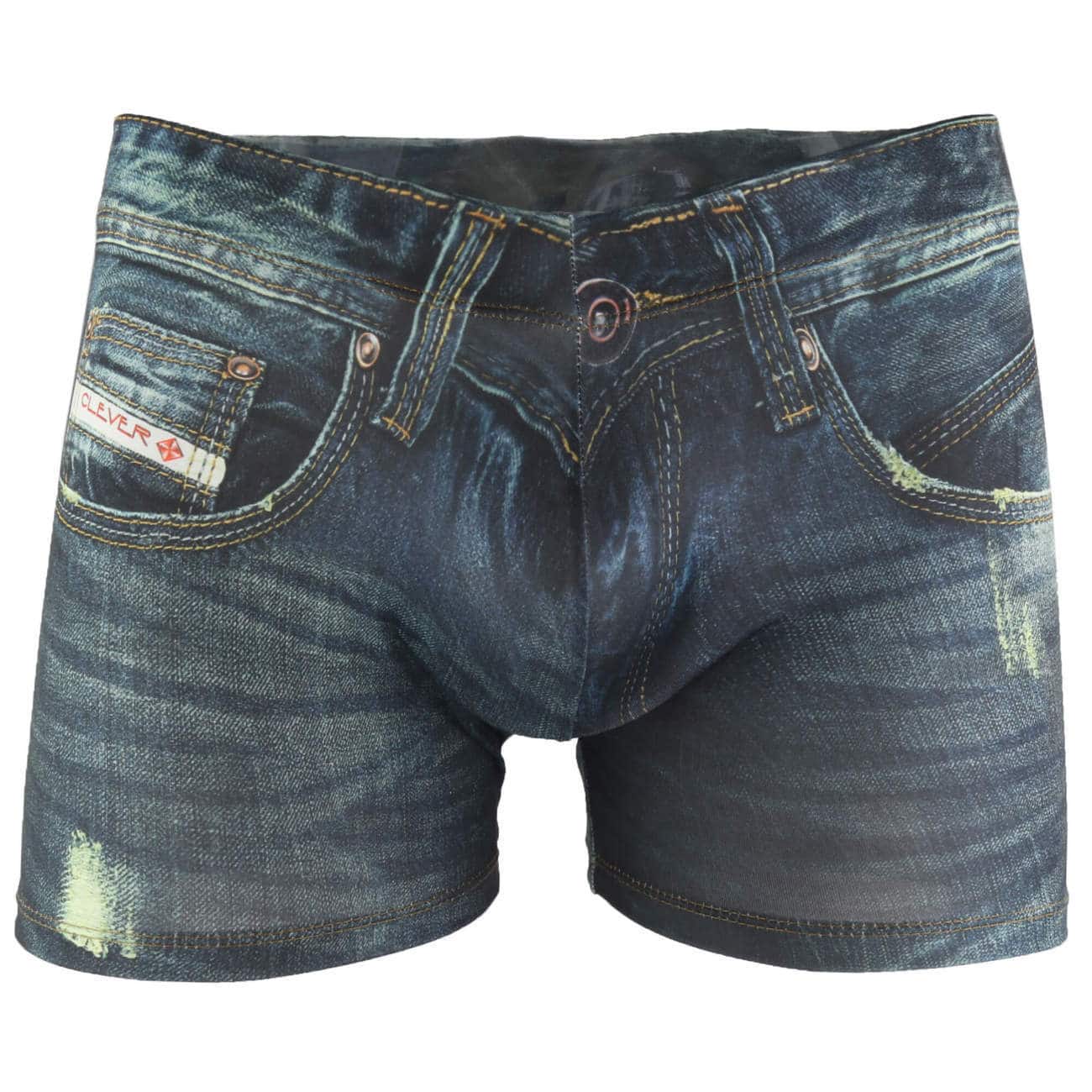 Clever Underwear Denim Jean Boxer | Shop MensUnderwear.io