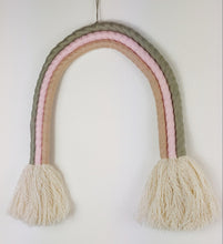 Load image into Gallery viewer, Large Pastel Macrame Rainbow

