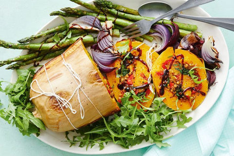 Vegan Stuffed Roast Pumpkin