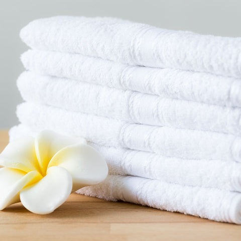 White Towels to roll your silk scarf in to take out excess water