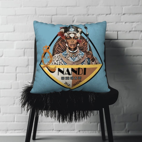 Queen Nandi Pillow on Chair