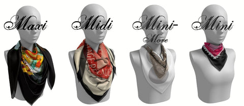 Different ways to wear a luxury mini scarf!