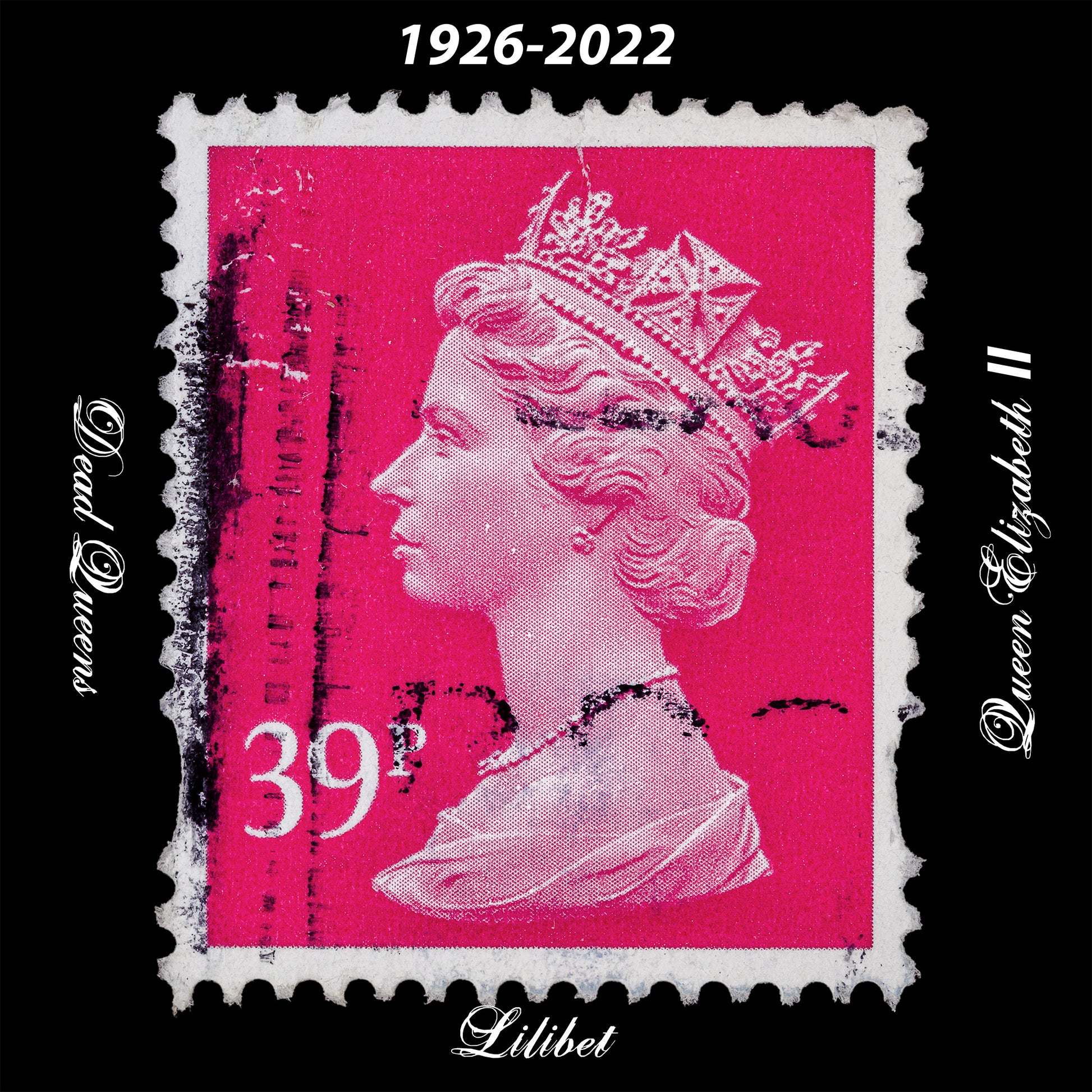 Queen Elizabeth II 'Lilibet' Scarf - Flat