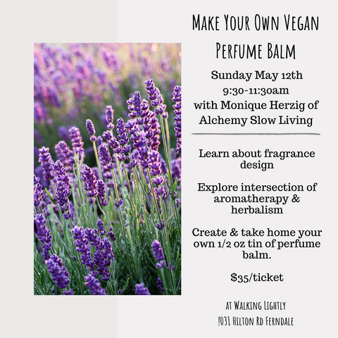 Make Your Own Vegan Perfume Balm Workshop