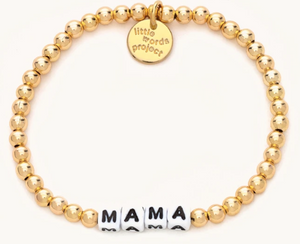 Little Words Project Bracelets Gold