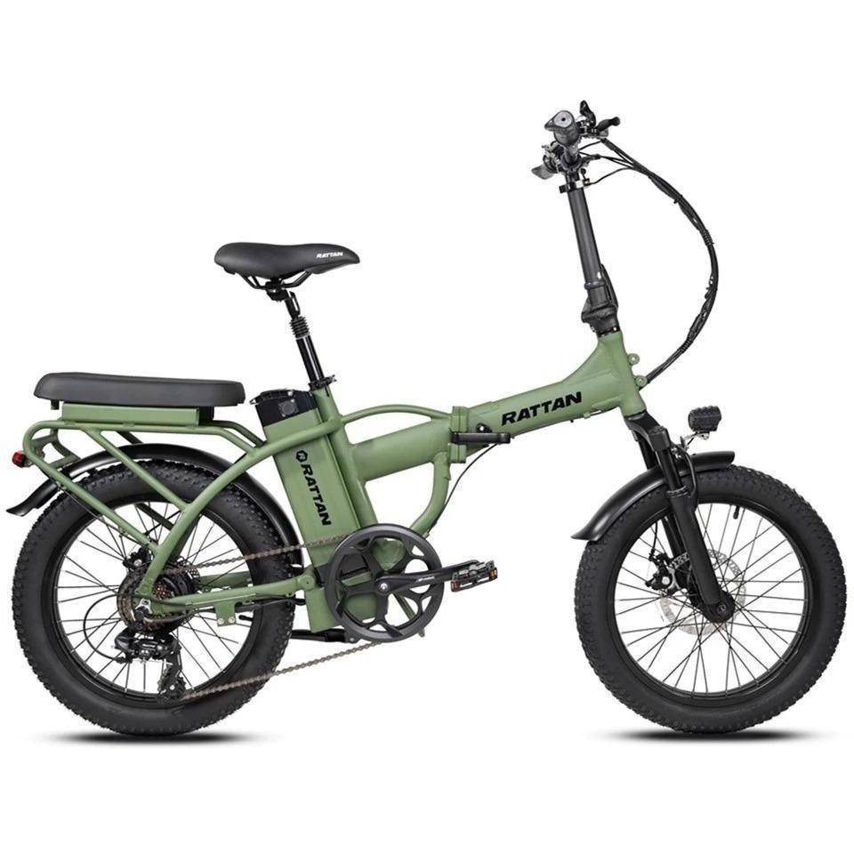 rattan folding ebike