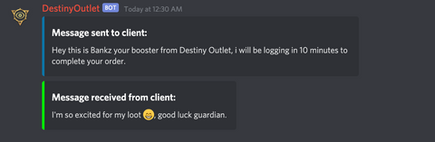 DESTINY OUTLET - START