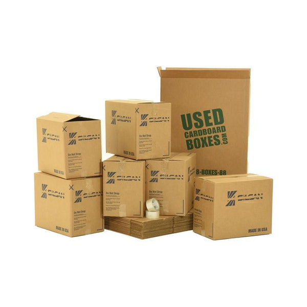 12 X-Large Moving Boxes for Sale with Tape | UsedCardboardBoxes