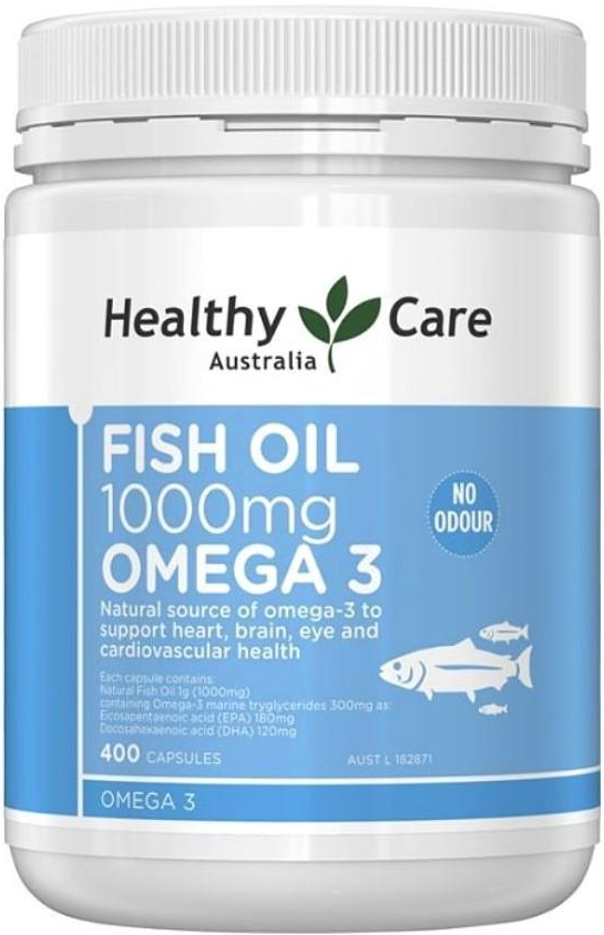 Buy Healthy Care Fish Oil 1000mg Omega 3 400 Capsules Online In Malaysia Price Review Ipharmahome Ipharmahome Com