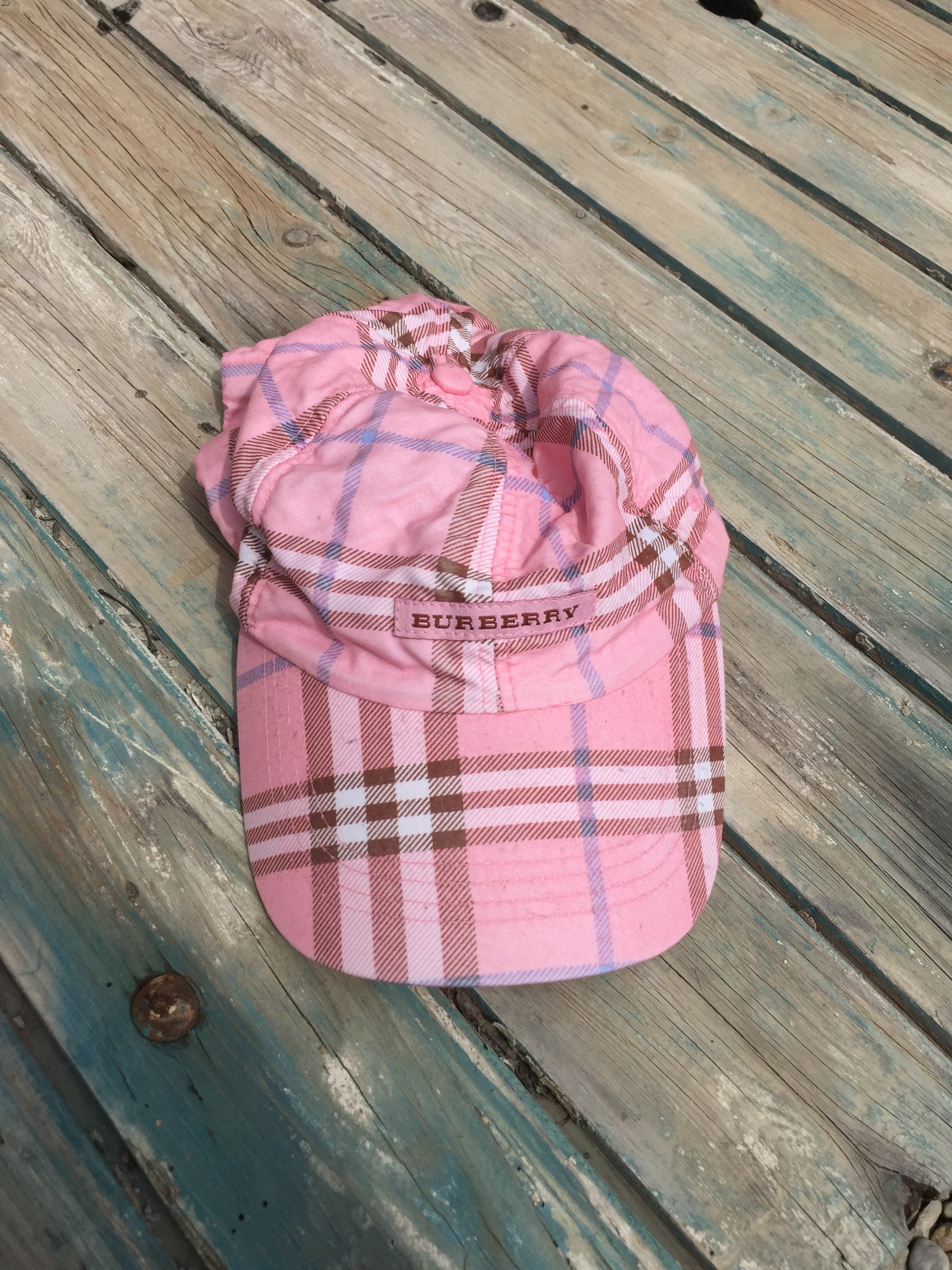 burberry pink hat