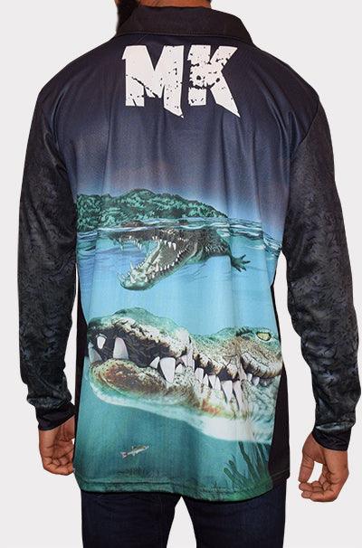 crocodile fishing shirt