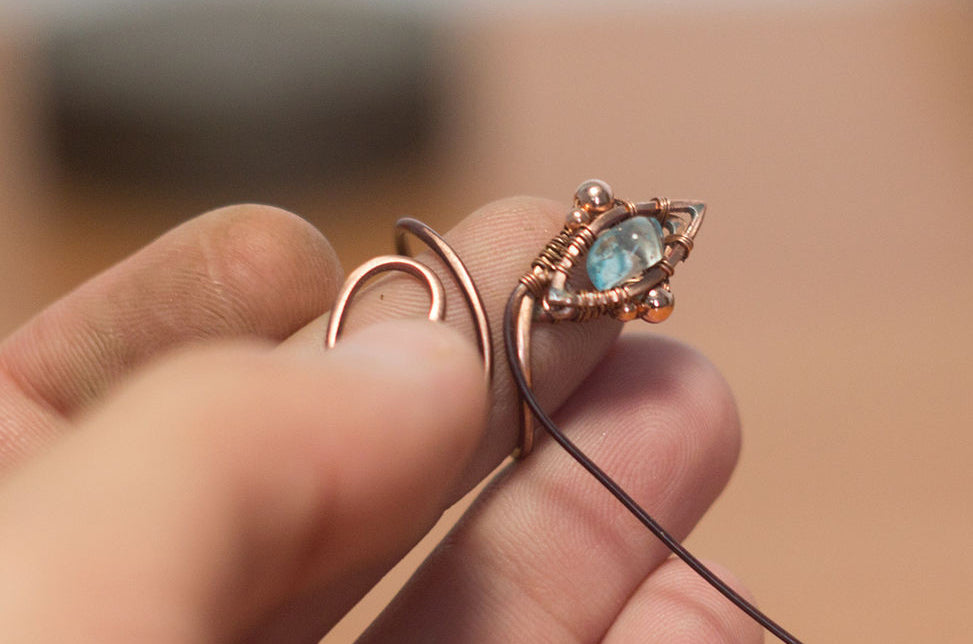 DIY Copper Snake Ring. Free wire wrapping tutorial pic 23