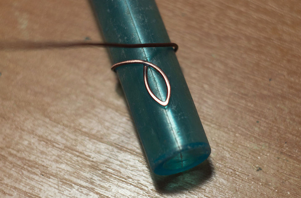 DIY Copper Snake Ring. Free wire wrapping tutorial pic 5