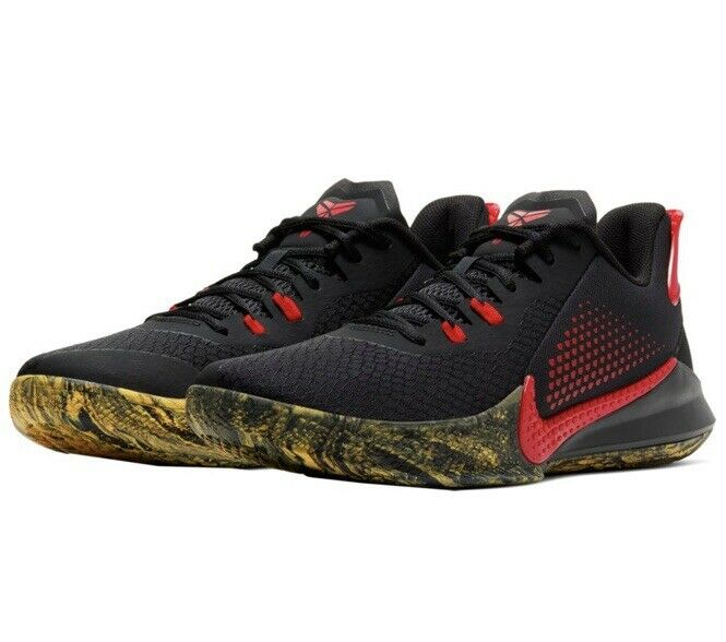 nike mamba fury black red