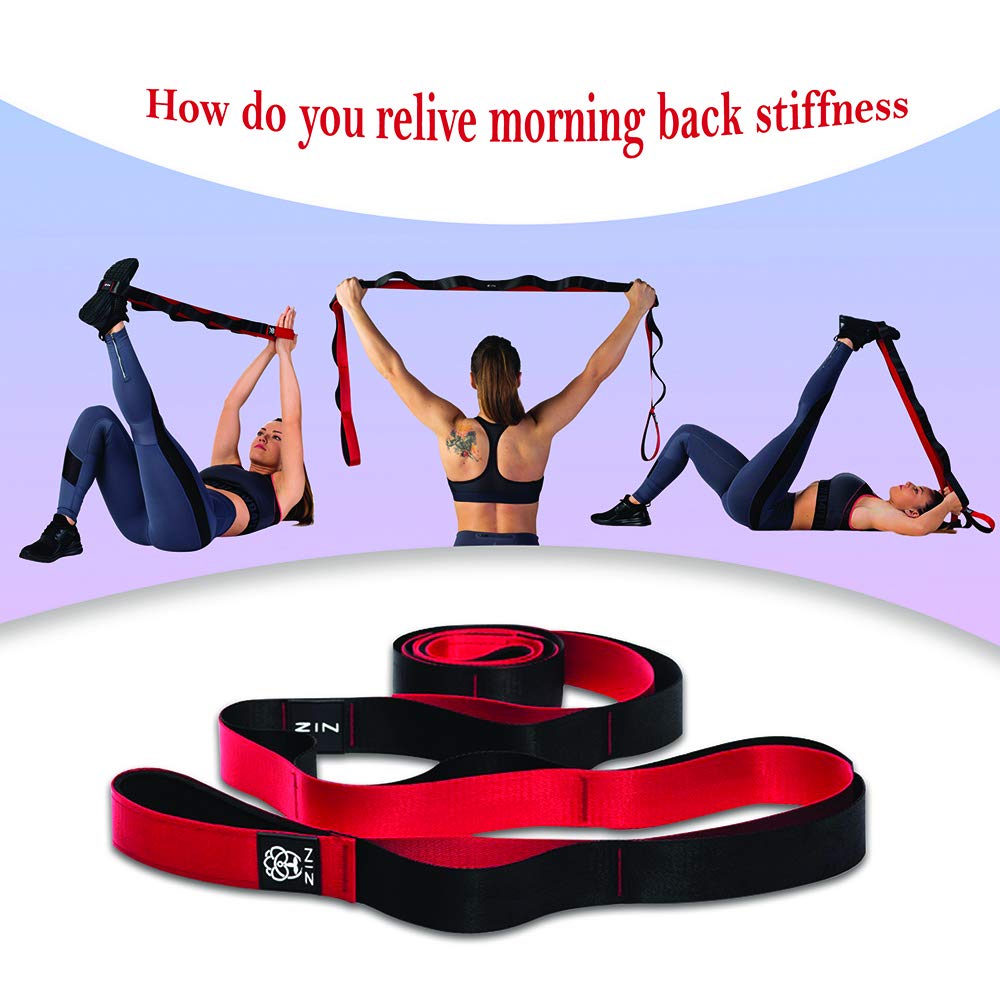 hamstring stretch yoga strap