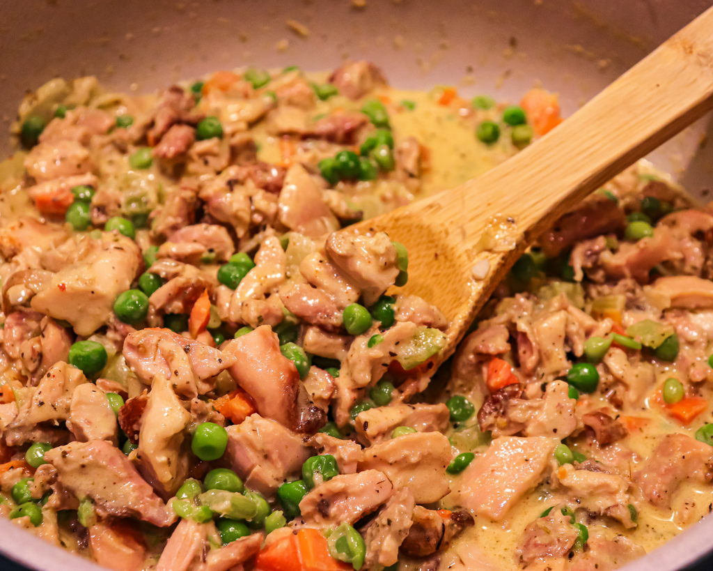 Easy Chicken Pot Pie with Golden Gluten-Free Crust