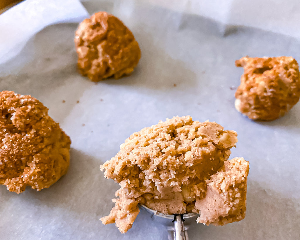 Maple Cinnamon Browned Butter Bourbon SnickerdoodleCookies with white chocolate chips gluten free Station 1923