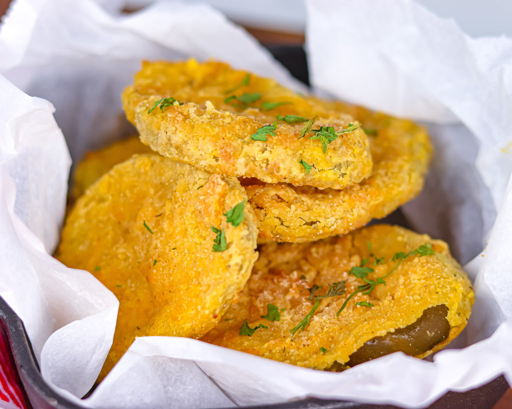 Crispy Air Fryer Fried Dill Pickle Chips Gluten Free Easy Recipe