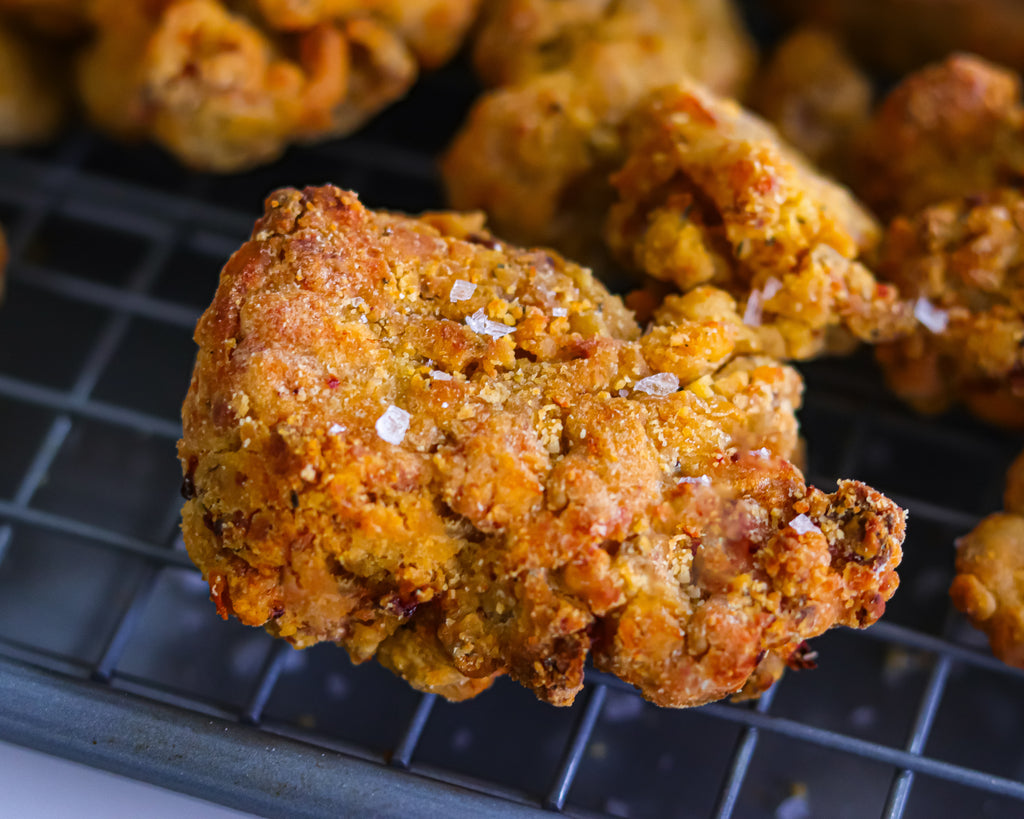 Station 1923 Air Fryer Boneless Chicken Wings with Candied Yam Glaze Gluten Free Yam Fried Chicken