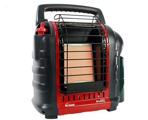 Chauffage de tente au propane Mr. Heater rouge et noir