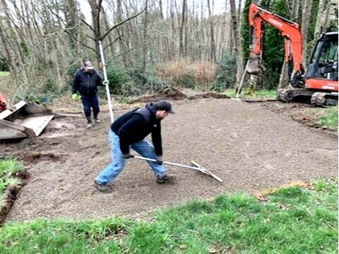 bell tent site preparation