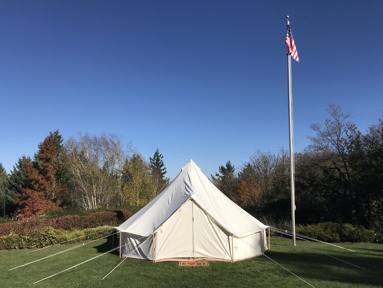 clean bell tent