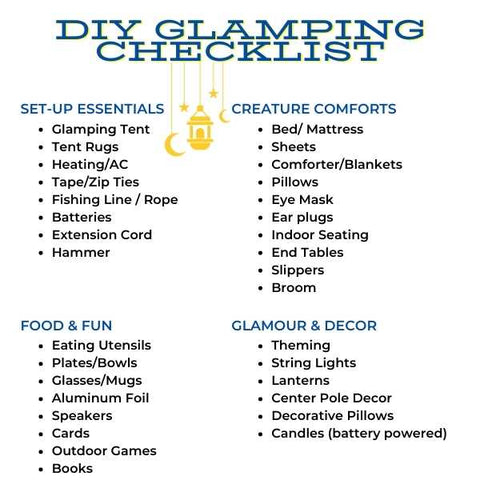 Backyard Glamping Checklist for an Unforgettable DIY Glampsite - Life ...