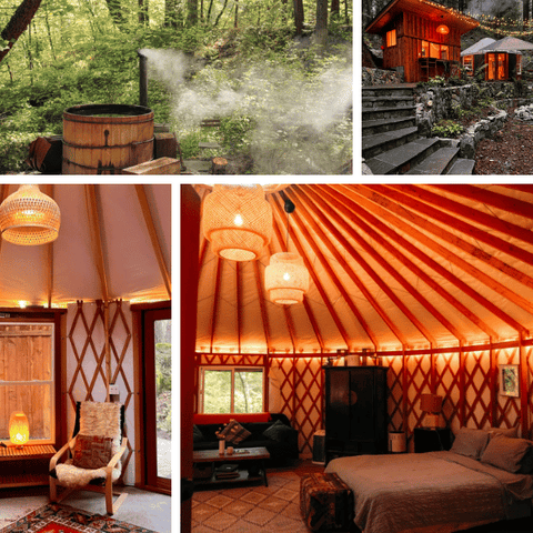 Yuba Yurt glamping in Northern California