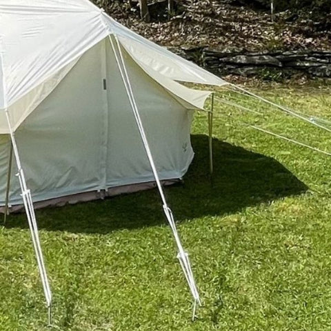 How To Install A Fly Cover To A Bell Tent - Life inTents